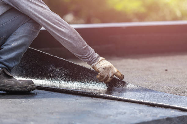 Professional Basement Waterproofing technician working in Fountain City, IN